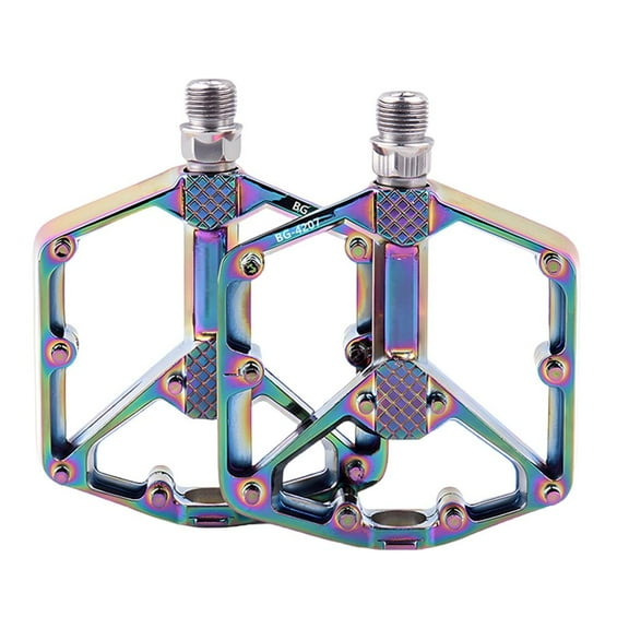 Double Seal Bearing Bicycles Pedals Wide Flat Cycling Pedals Easily Install