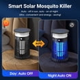 thumbnail image 3 of Solar Bug Zapper Outdoor with Flame & RGB Light, Aenkyo Electric Mosquito Killer Lamp with Solar & USB-C Charging, Up to 2,100 Sq. Ft. Coverage for Patio, Garden, Backyard, 3 of 7