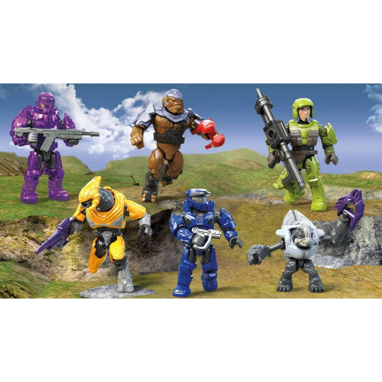 Mega Construx Halo Universe Series 1 Blind Bag Mini Figures (Pack of 4)