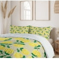 thumbnail image 6 of Ambesonne Floral Duvet Cover Set, Yellow Cloves with Branches, Calking, Mustard Green and Tan, 6 of 6
