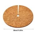 thumbnail image 4 of BotaniNest Coconut Coir Frost Mat For – 30 Cm Round Flat Mulch Mat Growth Biodegradable 1Pack, 4 of 8