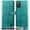Blue Green, variant on SUANPOT For Samsung Galaxy A03S Wallet Case with RFID Blocking Credit Card Holder,Light Brown