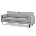 thumbnail image 3 of A&D Home Yucca Light Gray Polyester Modern Sofa, Upholstered Contemporary Couch, 3 of 8