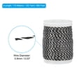 thumbnail image 2 of Uxcell Archery Bow String Serving Thread 120 Yard/110M, 2 Pack 0.3" Dia Bowstring Thread, Black White, 2 of 5