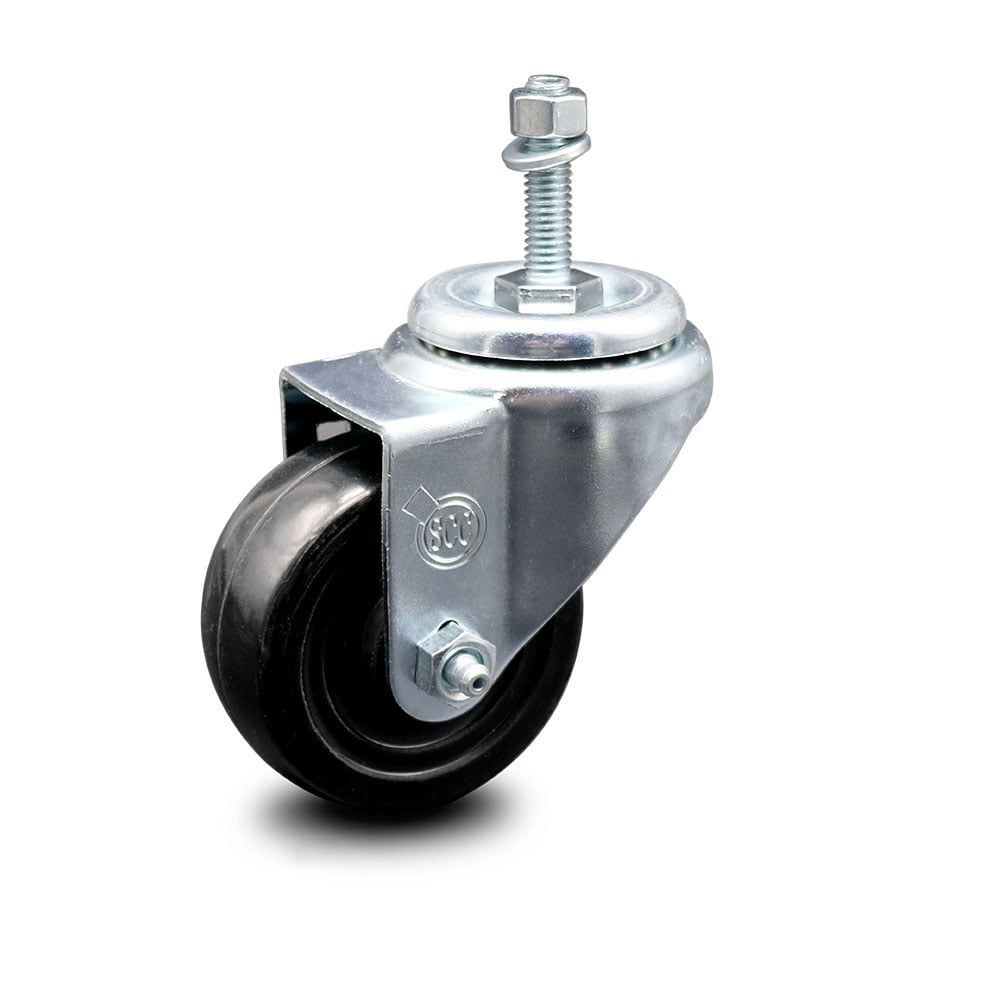 SAMS-1-BK with Mounting Plate Without Brake Outwater's Premium 2 inch Heavy Duty Gusset Reinforced Caster Wheels Outwaters Premium 2 inch Heavy Duty Gusset Reinforced Caster Wheels Samson Samson SAMS-1-BK with Mounting Plate without Brake 