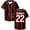 Brown, variant on Diljit Dosanjh 22 Merch Dil-Luminati Tour Baseball Jersey Shirt V-Neck Women Men Short Sleeve Streetwear Fashion Clothes