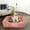 Pink#0, variant on Calming Dog Bed Warm Enclosed Faux Cave Cushion Non-Slip Mat for Small Indoor (40x30x12cm)