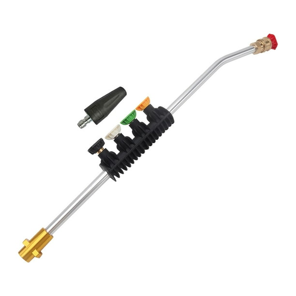 Puntas de varilla metálica para hidrolavadora de alta presión, piezas de conexión rápida, accesorios de 2600 PSI máx. Conjunto B