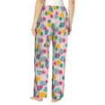 thumbnail image 2 of Bingfone Pajamas for Women,Pineapple And Leaves Pajama Pants with Pockets-Large, 2 of 7