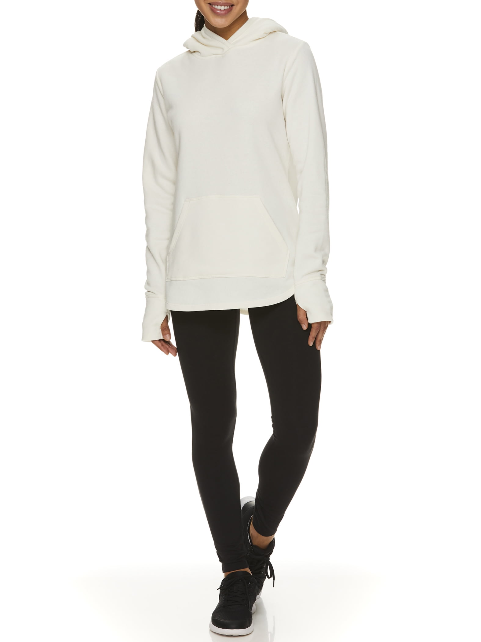 athletic works fleece pullover hoodie and legging set