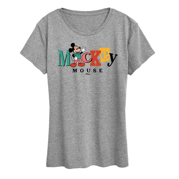 Disney - Mickey - Women's Short Sleeve Graphic T-Shirt