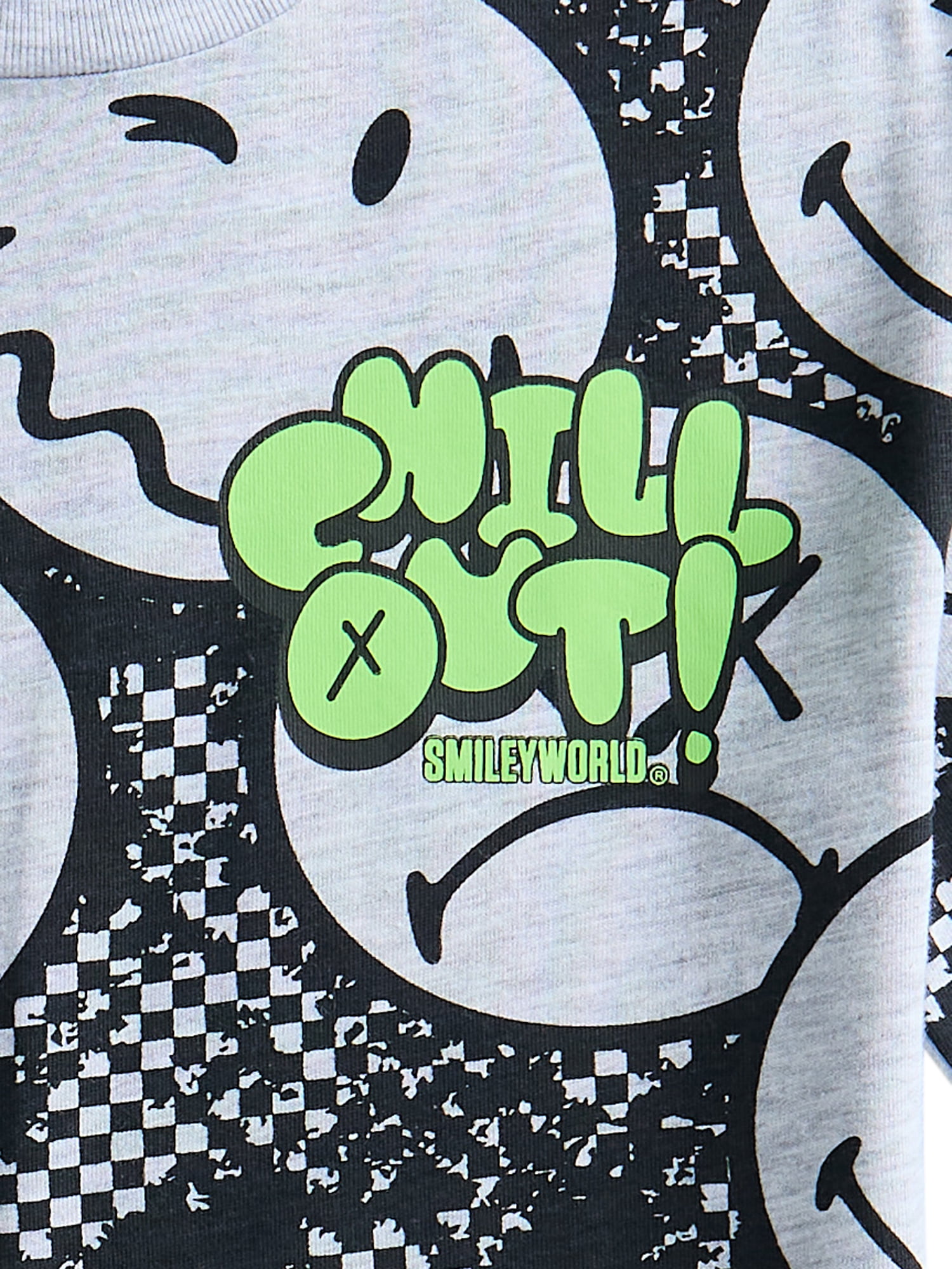 Smiley World Boys Graphic Tee with Short Sleeves, Sizes 4-18