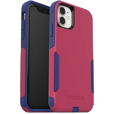 OtterBox Commuter Series Case for iPhone 11 & XR, Cyber Sunset Pink Blue