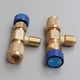 thumbnail image 4 of 6X Válvula de CA R22 Junta de Llenado de 1/4 Pulgada Válvula de Refrigerante de A/C Reparación de Aire Acondicionado y Adaptador de Seguridad de Fluoruro D, 4 of 10