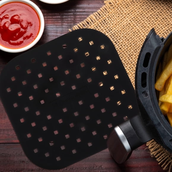 LOLIPPYY 2Ud Tapete Para Freidora De Aire Con Protección Térmica Y Silicona Para Uso En Cocina