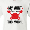 thumbnail image 4 of Inktastic My Aunt Loves Me Nephew Youth T-Shirt, 4 of 5