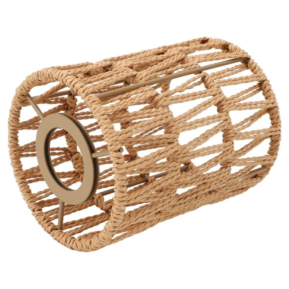 Lamp 4pcs Lampshade Retro Imitation Rattan Bohemian Style Hand Woven Lamp Shade for Floor Lamps Chandeliers Table Lamps Wall Lamps