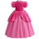 thumbnail image 5 of Vestido de princesa de melocotón para niñas pequeñas, disfraz de Cosplay para niños, traje de fiesta de Carnaval de cumpleaños, ropa de actuación de escenario, nuevo, 5 of 5