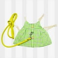 thumbnail image 1 of Bunny Clothes Pet Rabbit Costume Guinea Pig Lop-eared Rabbit Outdoor Cloth, Grass Green S, 1 of 5