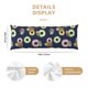 thumbnail image 3 of Balery Sloth with Donuts Funda Protectora para Almohada Corporal de Algodón Hipoalergénico con Cierre(55 x 21 pulgadas), Almohadas No Incluidas, 3 of 7