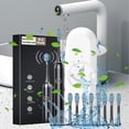 thumbnail image 2 of Fiudx Cepillo de Dientes Eléctrico, 8 Cabezales, 6 Modos de Limpieza, Potencia de Limpieza Profunda, Carga Más Rápida, Resistencia Al Agua Ipx7, 60 Días de Uso, Ideal para Viajes, Disponible En Blanc, 2 of 7
