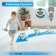 thumbnail image 7 of BEEPRINCESS RC Robot Dog, Electronic Pet Dog with Voice Control, Interactive and Stunt, White/Green, 7 of 7
