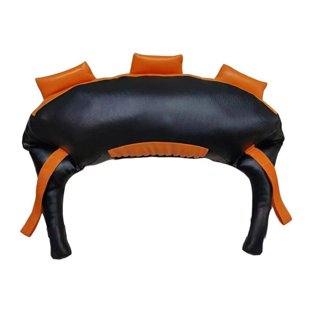 Bolsa de potencia llena Fitness Sandbag de fitness vacío para adultos al aire libre entrenamiento de cuerpo completo Amarillo