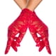 thumbnail image 2 of Jumpingount Guantes de encaje Novia Mitones de boda Protector solar Ropa de mujer Montar Dedo completo De longitud corta Al aire libre Bloqueador solar Dedos guantes y mitones Rojo Jumpingount AP014378-01, 2 of 6