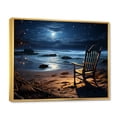 thumbnail image 2 of Designart "Silent Night on the Beach II" Nautical & Beach Floater Framed Wall Decor, 2 of 7