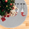 thumbnail image 5 of Christmas Cute Gnomes Tree Skirt, Seasonal Tree Mat Holiday Party Supplies Ornaments Indoor Outdoor Decorations for Tabletop Trees 47.2 Inches, 5 of 6