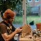 thumbnail image 5 of Cepillo de Fregona para Pintura Acrílica, 30 Piezas de Pinceles de Esmalte para Mezcla de Pelo de Cabra de Cerámica, Juego de Brochas de Fregona para Pintura Acrílica de Cerámica, 5 of 5