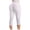 White, variant on Women'S High Waist Tik Tok Yoga Pants Solid Color Textured Abdomen Slimming Hip Leggings Exercise Running Hip Plus Size Cropped Pants