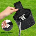 thumbnail image 4 of Haosy Dark Mysterious Swirling Plants Golf Mallet Putter Cover Strong Magnetic Leather Golf Club Headcover Closure, 4 of 7