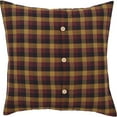 thumbnail image 4 of VHC Brands Primitive Bedding-Heritage Farms Fabric Euro Sham, Deep Burgundy Red, 4 of 5