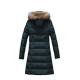 thumbnail image 4 of ELORA Parka de Plumón Vegana de Longitud Media para Mujer con Capucha Extraíble y Ribete de Piel Sintética, 4 of 5