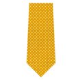 thumbnail image 5 of Jacob Alexander Men's Polka Dot Print Regular Length Neck Tie - Gold, 5 of 7