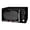 Black, variant on Nostalgia 0.7 cu ft Retro Microwave Oven, 700W Countertop Microwave Oven with Digital Clock, Lavender