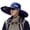 Blue, variant on Hat with fan, cooling hats for men, Solar USB Rechargeable Wide Brim Fan Hat with Adjustable Strap Breathable Outdoor Cap for Fishing Hiking Travel Bullet Points: