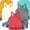 Yellow + Cyan + White + Light Gray + Red, variant on MORTTIC Women's 5-Pack Racerback Tank Tops Summer Casual Sleeveless Crew Neck Basics for Everyday Comfort , 2XL
