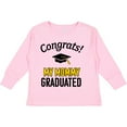 thumbnail image 3 of Inktastic Congrats My Mommy Graduated with cap Boys or Girls Long Sleeve Toddler T-Shirt, 3 of 5