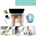 thumbnail image 5 of Mouse Pad with Wrist Rest, Ergonomic Gaming Desktop Mouse Pad Wrist Rest, Comfortable Mousepad for Computer, Laptop, Office, and Home, Non-Slip Base, Waterproof Surface, 5 of 7