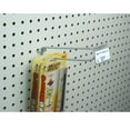 thumbnail image 4 of 6" Pegboard Flip Up Scanner Hooks w/ 2" L X 1.25" H Scanner Plates, Zinc, 50 Pack, 4 of 4