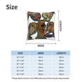 thumbnail image 4 of Fundas de almohada de terciopelo de Scooby-Doo, fundas de almohada decorativas suaves y acogedoras con cremallera oculta para dormitorio, sofá, sillón, funda de almohada de terciopelo, 4 of 8