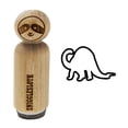 thumbnail image 1 of Brontosaurus Dinosaur Outline Rubber Stamp for Scrapbooking Crafting Stamping - Small 3/4 Inch, 1 of 7