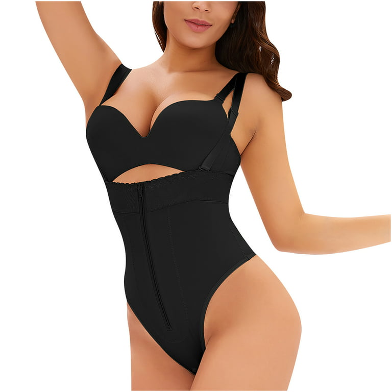 Aueoeo Bodysuit Shapewear for Women, Slimming Underwear for Women Women's  High Waist Alterable Button Lifter Hip and Hip Tucks In Pants 