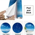 thumbnail image 4 of Peel and Stick Wallpaper Waterproof Blue sky sea Wall Mural Decor Self Adhesive and Removable 69in x 98in, 4 of 8