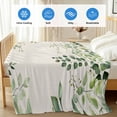 thumbnail image 4 of Green Eucalyptus Cooling Blanket,Lightweight Breathable Summer Throw Blanket with Double Sided Cold Effect,Vintage Leaves Flower Spring Summer Picnic Blankets Bed Sheet for Hot Sleepers 30"x40", 4 of 8
