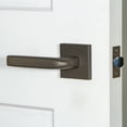 thumbnail image 2 of Viaggio Qadbll_Psg_238_Rh Quadrato Right Handed Solid Brass Passage Door Lever Set -, 2 of 7