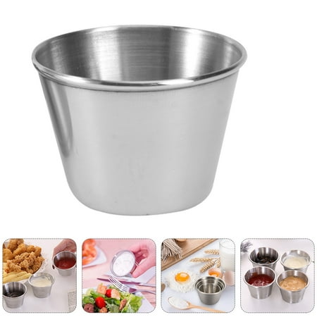 

KAJNBN 12Pcs Metal Ramekins for Sauces and Salad Dressings in Silver