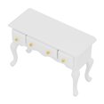 thumbnail image 4 of Tbest 1:12 Dollhouse Miniature Table Simulated Desk With Drawer Furniture Model Supply, 4 of 8